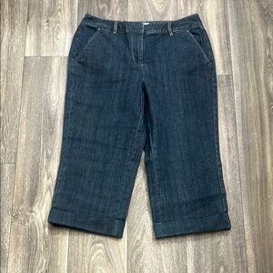 Talbots Petite Stretch Denim Capris